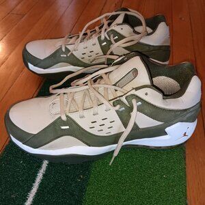 Men's Jordan SU Trainer Army/Olive/Net/Solar Orange Size 13